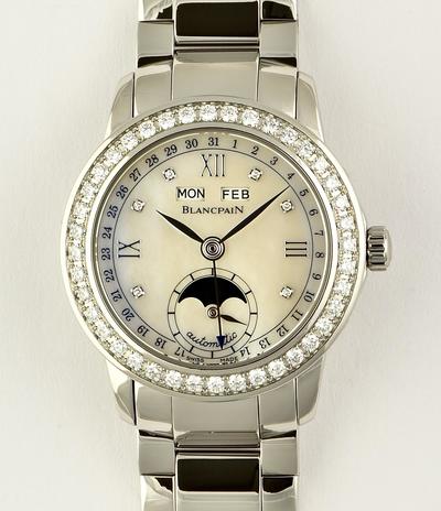 Lady Villeret Annual Calendar Moon Mother of Pearl