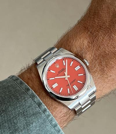 Oyster Perpetual 41 CORAL 05/2022 124300