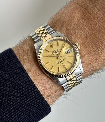 Vintage Oyster Perpetual Datejust Linnen dial  16013