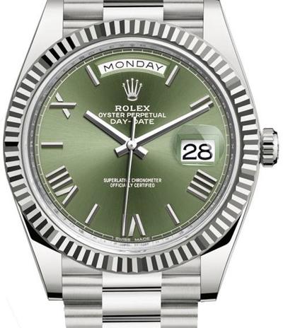 Day-Date 40 Olive dial 2023 228239