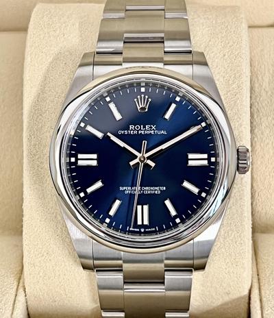 Oyster Perpetual 41 Blue  124300