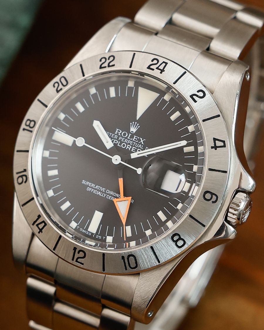 Rolex Explorer II ref. 1655 dial detail