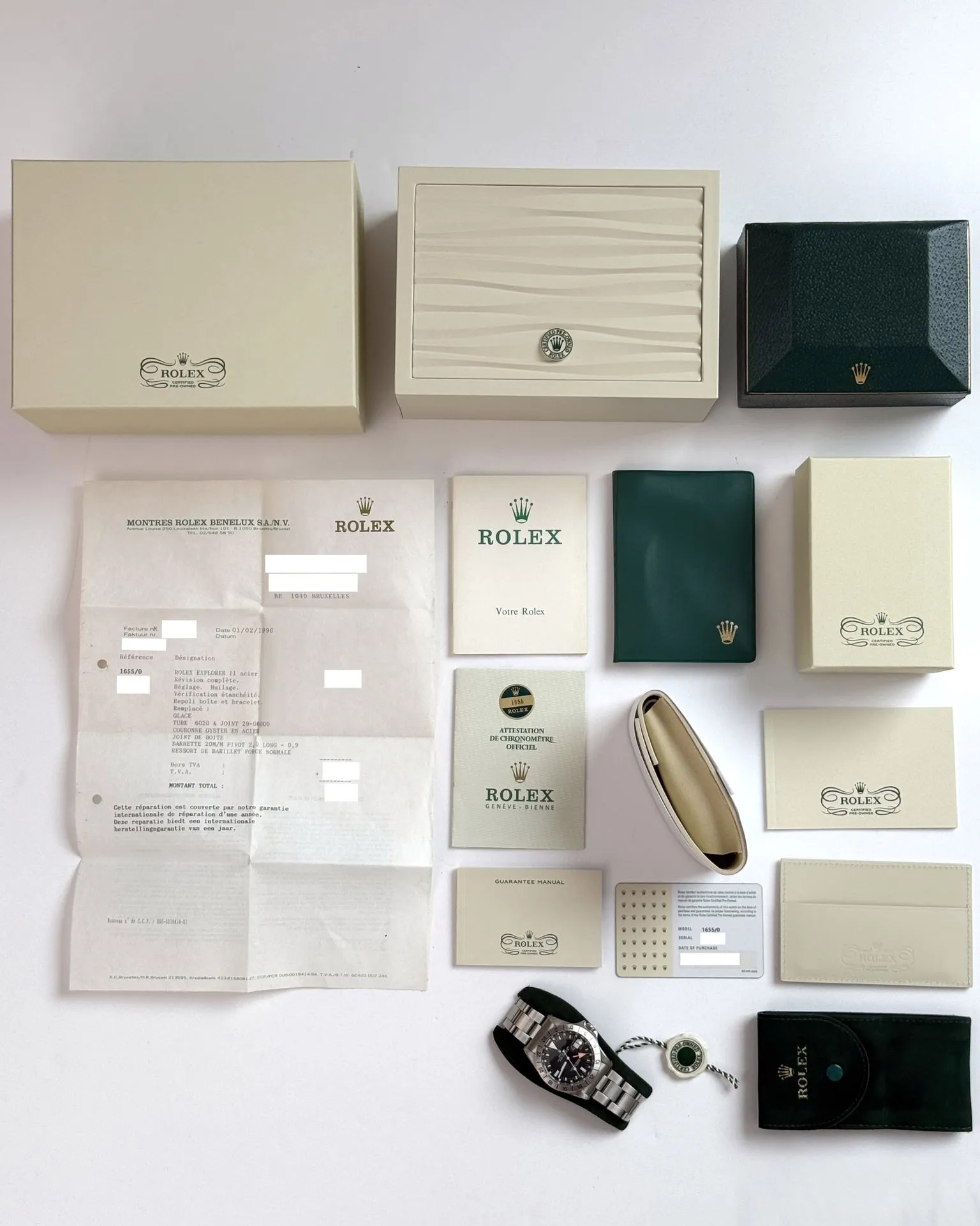 Rolex Explorer II ref. 1655 full set with boxes and documents