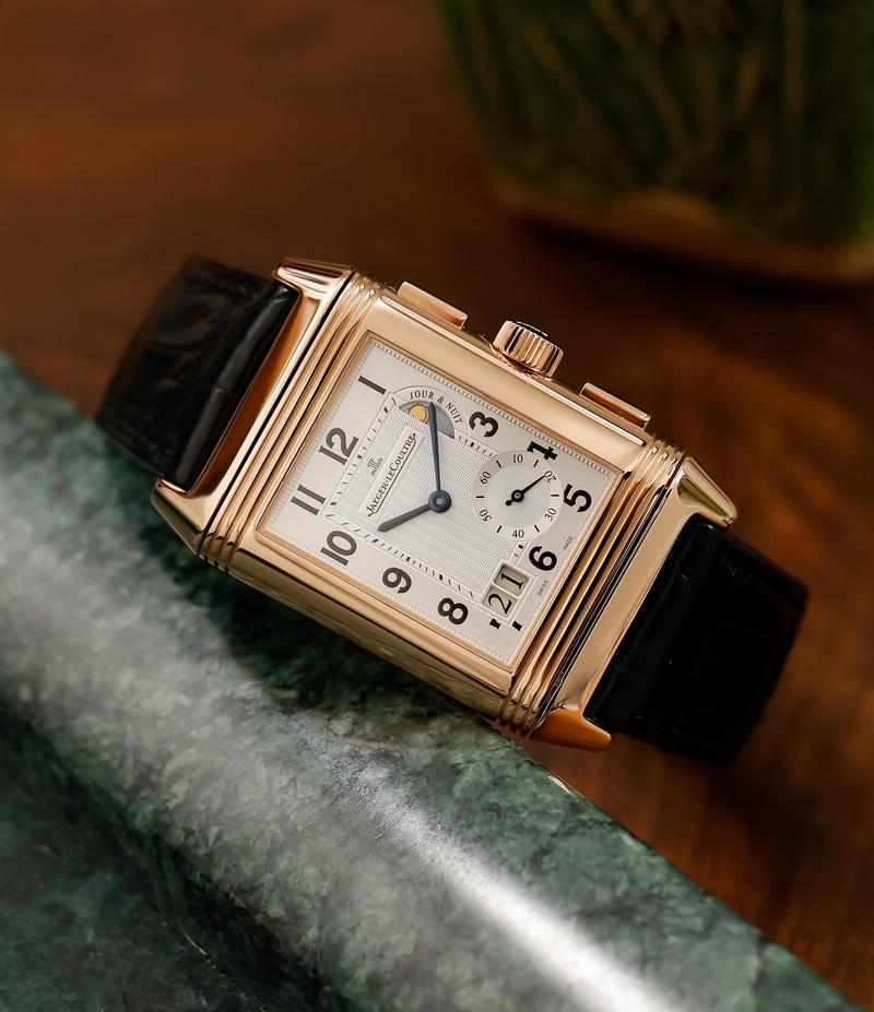 Reverso Grande GMT 18K Rose Gold Duoface
