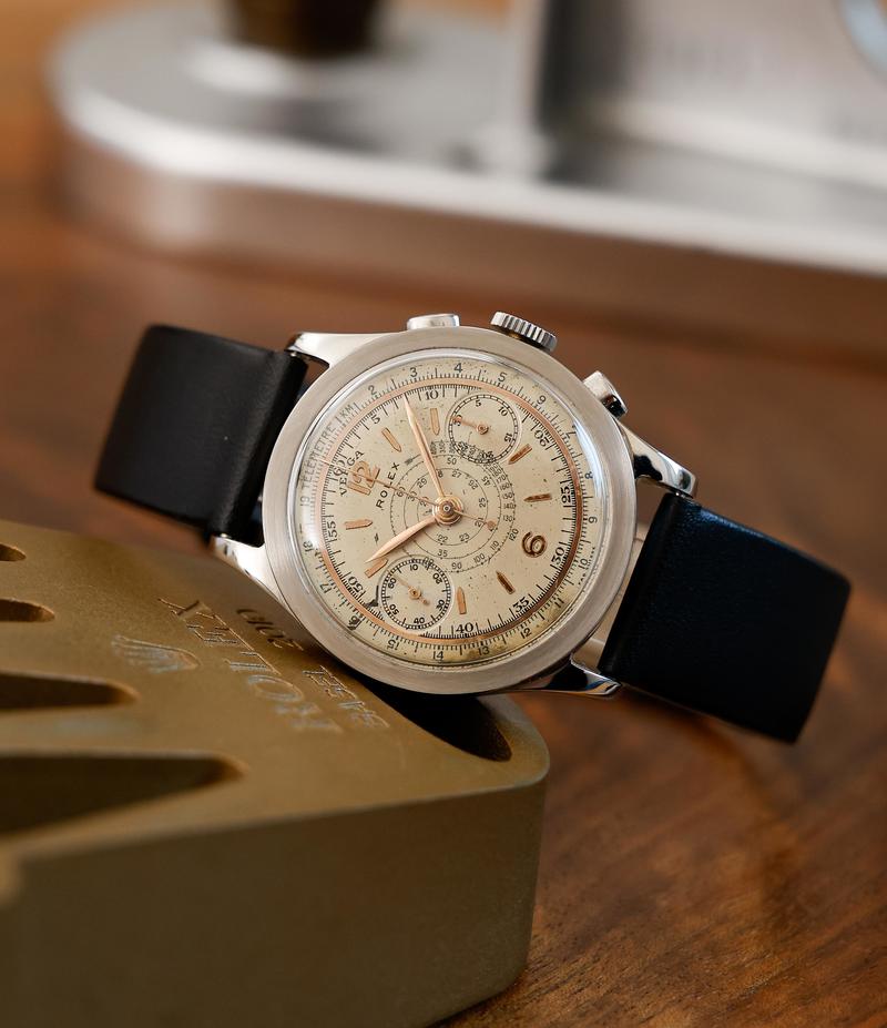 Chronograph Anti-magnetic Double Signature "Atelier de restauration Geneva"