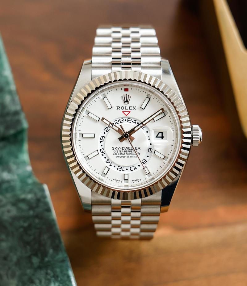 Sky-Dweller White Dial Jubilee 11/2021