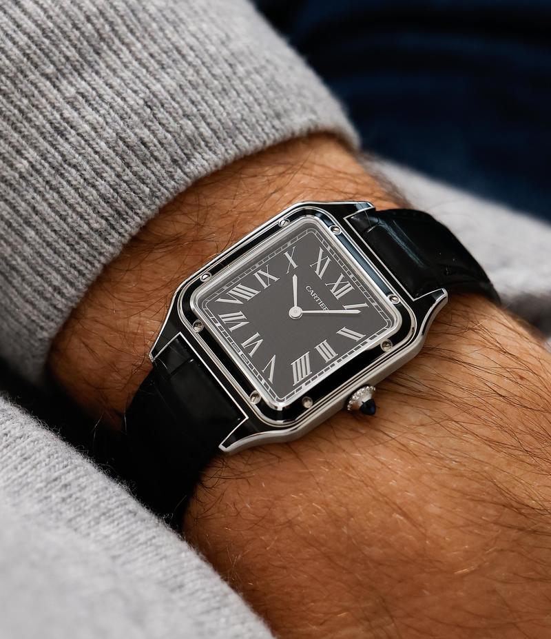Santos Dumont Steel Black