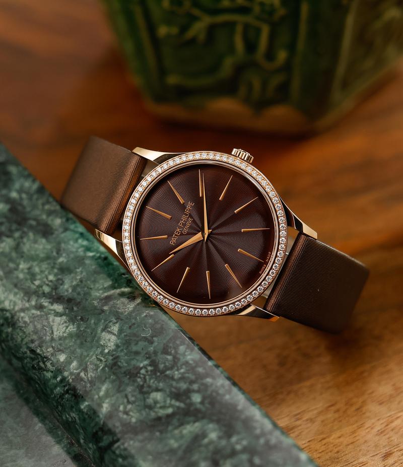 Calatrava Brown Guilloché Dial