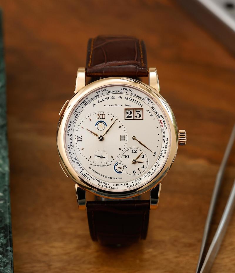 Lange 1 Time Zone Pink Gold