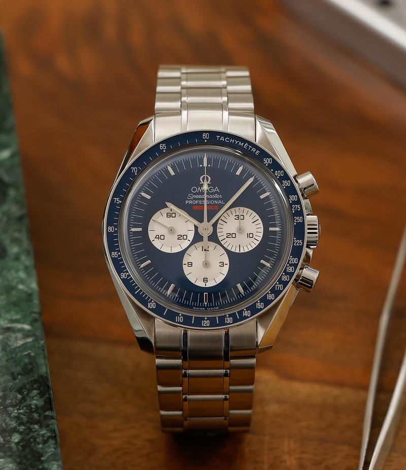 Speedmaster Professional Moonwatch Gemini IV 40th Anniversary "Blue Panda"