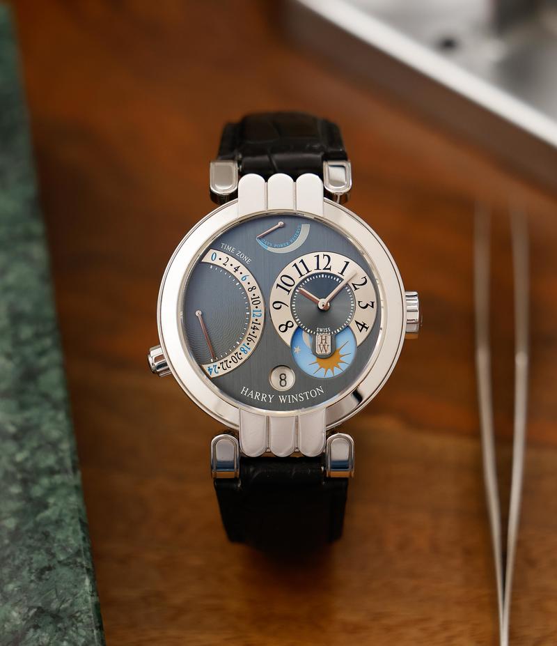 Premier Excenter Timezone 18k White Gold