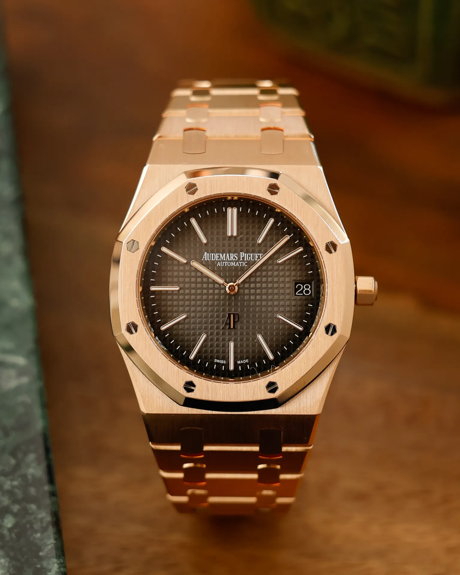 Royal Oak "Jumbo" Extra-Thin Rose-Gold