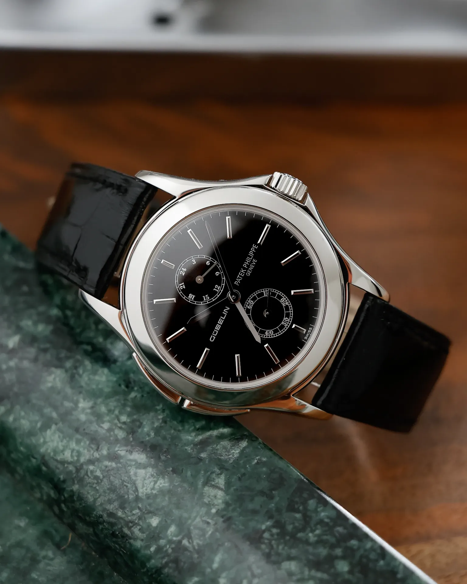 Calatrava Travel Time - Double Signed "GÜBELIN" 