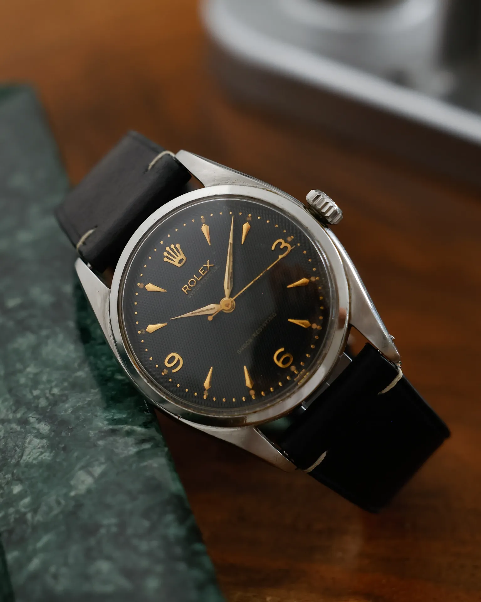 Oyster Perpetual "Pre-Explorer" Ovettone Honeycomb