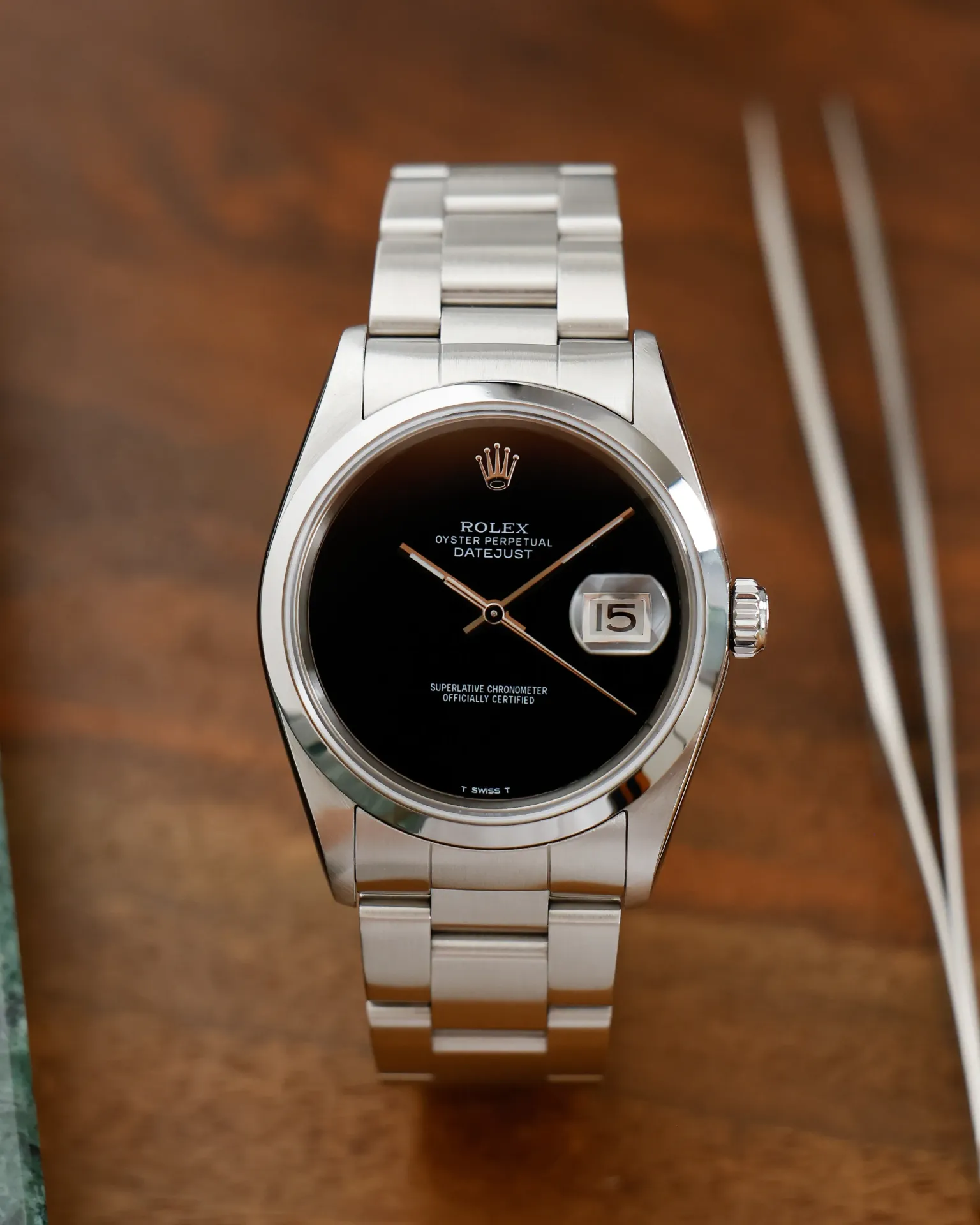 Rolex Datejust black dial